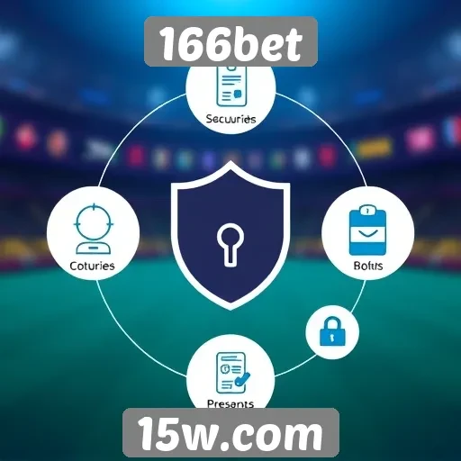 Recursos de segurança do site 166bet